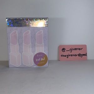 New 250 Sheet Lipstick Print List pad, Notepad, Stationary